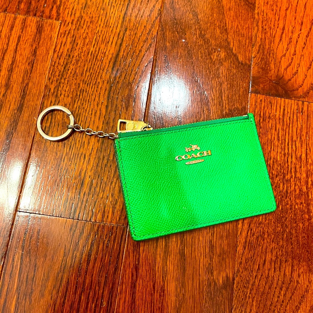 Coach Card Wallet with Keyring